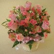東京都江戸川区花銀の花　ピンク系アレンジメント