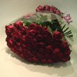 東京都江戸川区花銀の花　赤バラ５０本の花束